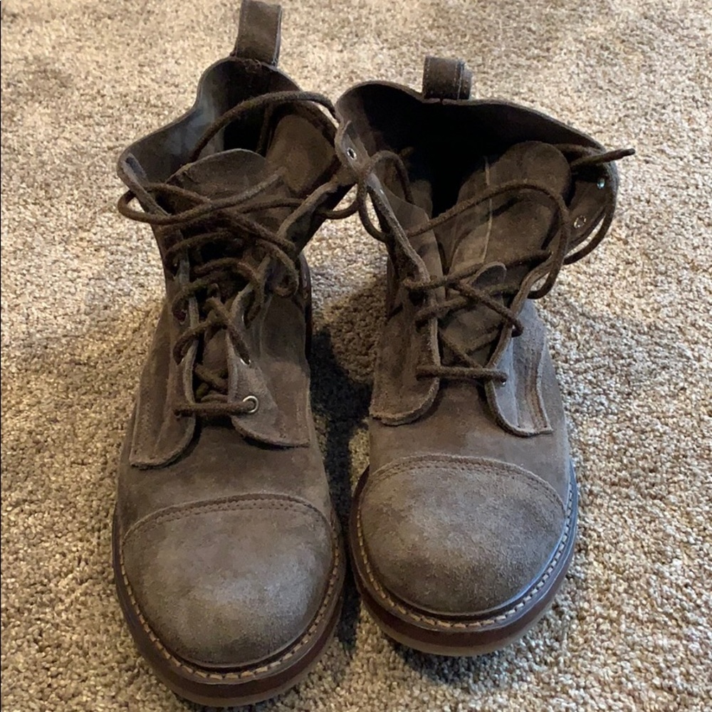 Allen Edmonds Caen Cap Toe Suede Boot